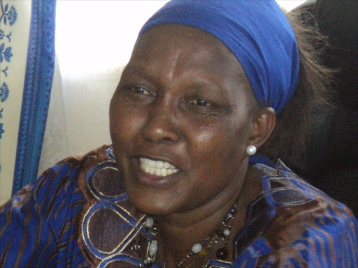 Kanu's Professor Hellen Sambili who will defend her Mogotio seat in Baringo County