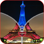 Paris Zipper Screen Lock HD Apk