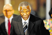 TOOK OFFENCE: An 'angry' former president Thabo Mbeki insisted the arms deal was entirely above board and in SA's interests