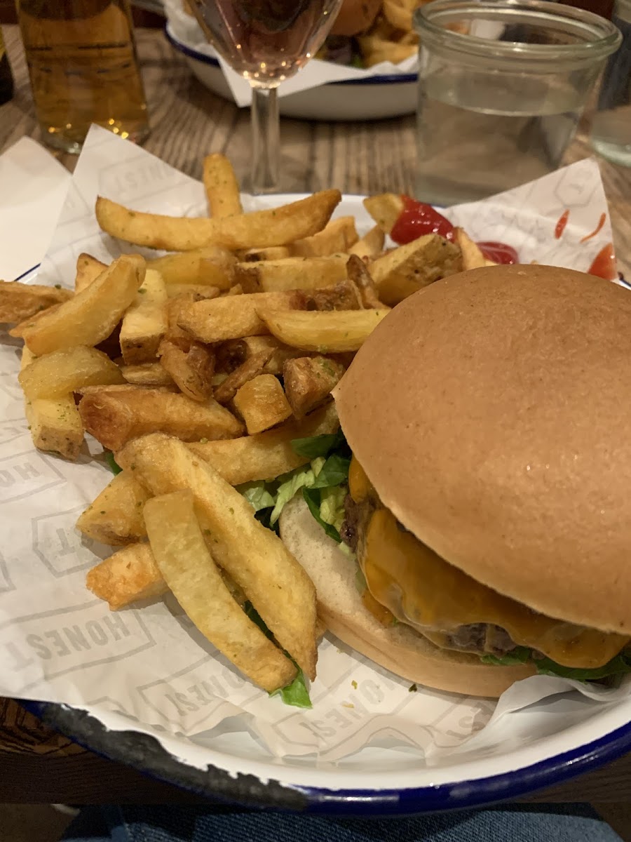 Gluten-Free at Honest Burgers