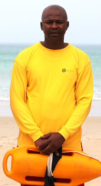 Lifeguard Sonwabo Magqazolo was involved in rescuing Raygaan Jantjies' family.