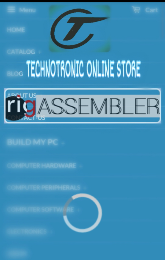 Android application TECHNOTRONIC ONLINE SHOPPING screenshort