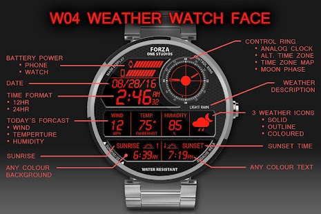 Watch Face W04 Android Wear