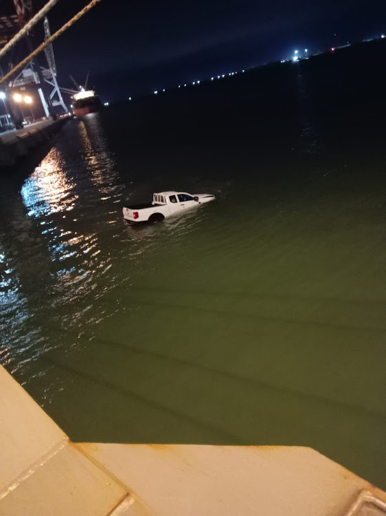 A young woman drowned at the Gqeberha harbour on Thursday morning after accidentally driving this vehicle off a vessel and landing in the sea