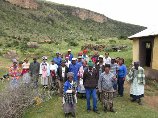 FORGOTTEN PEOPLE: Residents of Khalimashe village in Xolobe, near Cofimvaba, have no road to their village, no school, shop or clinic, or even basic services like electricity or running water: Picture: LUMAMILE FENI