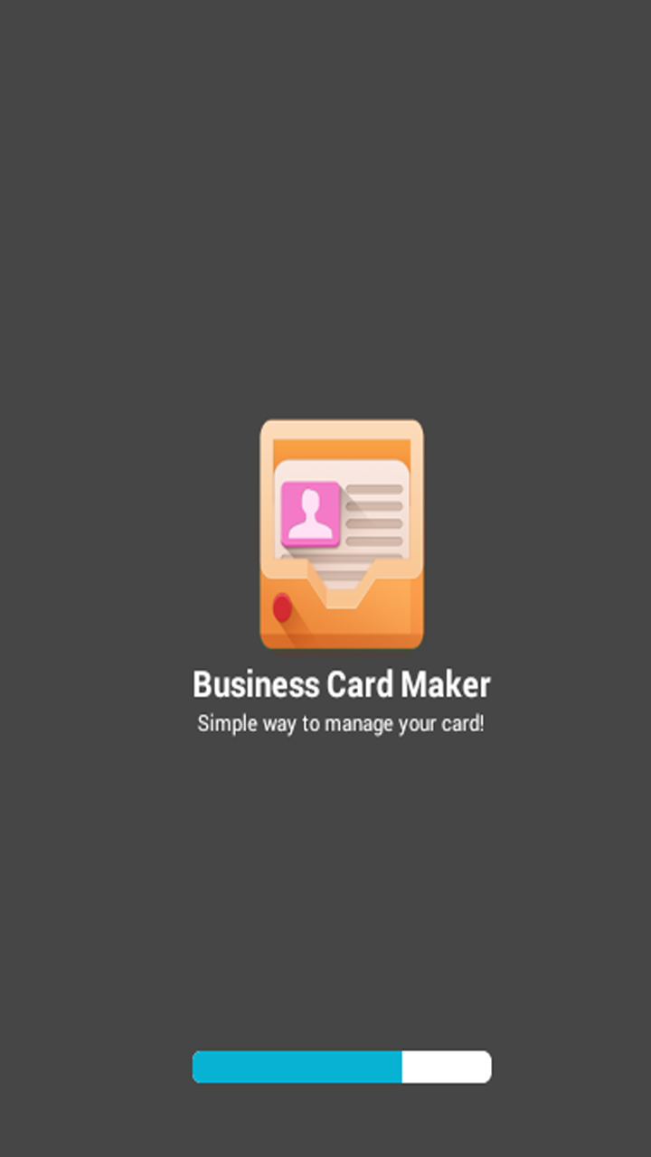 Android application Business Card Maker screenshort