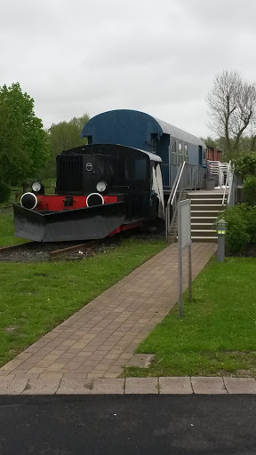 Eisenbahncafe der Glückstädter Werkstätten 