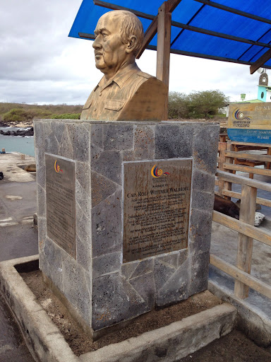 This plaque is found on the port of Floreana Island, a small island found on the southern section of the group of islands that comprise the Galapagos. The island is known for it’s particular shade...