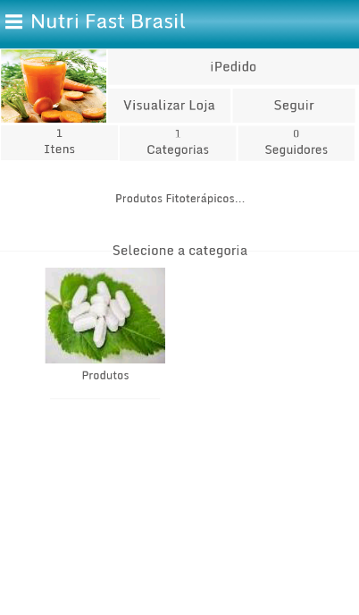 Android application Nutri Fast Brasil screenshort