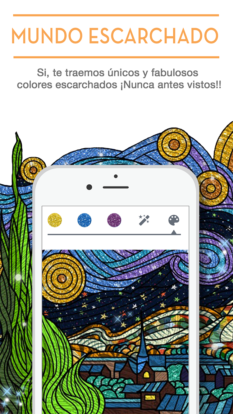 Android application ColorCure - Free Coloring Book screenshort