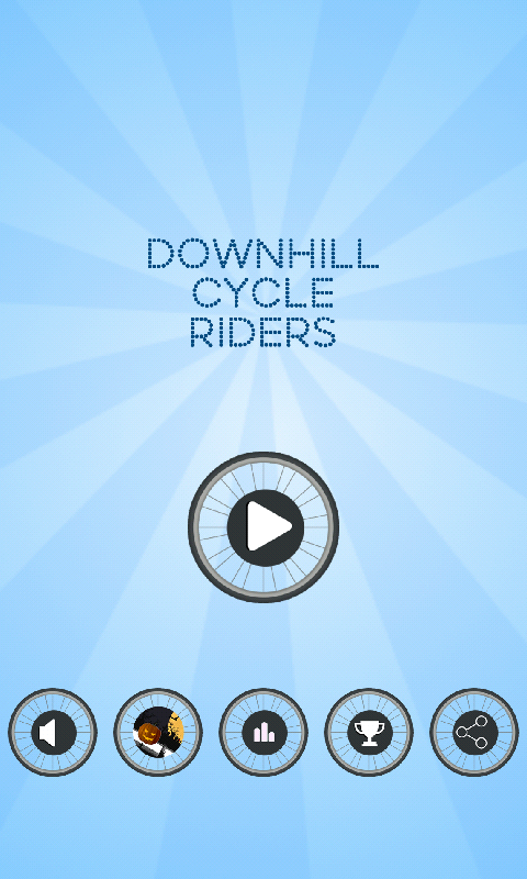 Android application Downhill Cycle Riders 3 screenshort