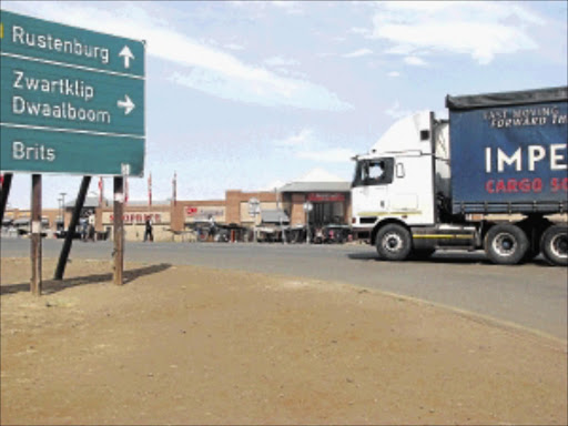 ON THE MOVE: Northam in Limpopo is a town on the rise, as seen through the opening of this massive shopping mall. Mining is the major player in the growth of the formerly sleepy town Photos: TUMO MOKONE