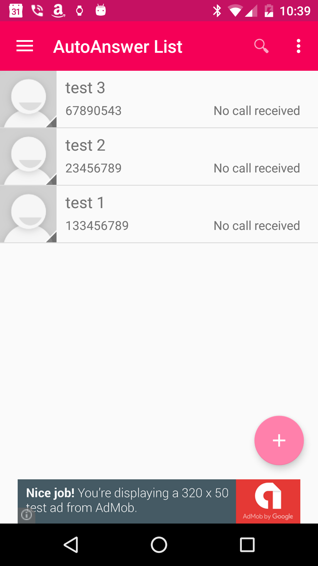 Android application Incoming Call Auto Answer screenshort