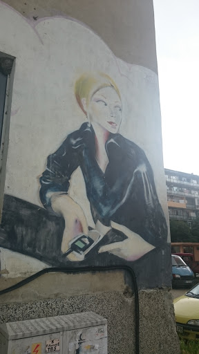 Blond Girl Graffiti
