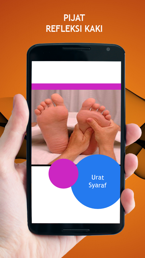 Android application Pijat Refleksi Kaki screenshort