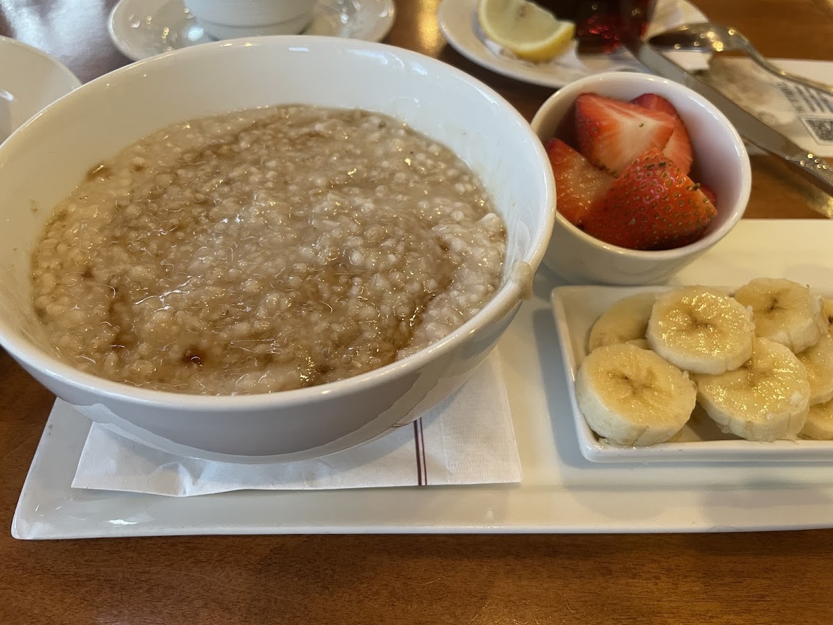 Gluten free oatmeal