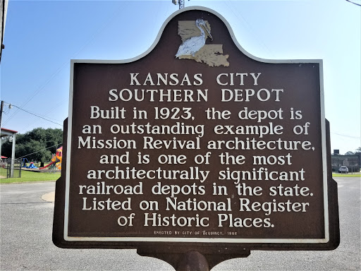   Built in 1923, the depot is an outstanding example of Mission Revival architecture, and is one of the most architecturally significant railroad depots in the state. Listed on National Register...