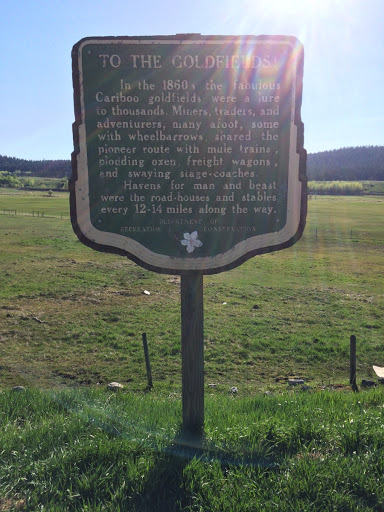 In the 1860's the fabulous Cariboo goldfields were a lure to thousands. Miners, traders, and adventurers, many afoot with wheelbarrows, shared the pioneer route with mule trains, plodding oxen,...