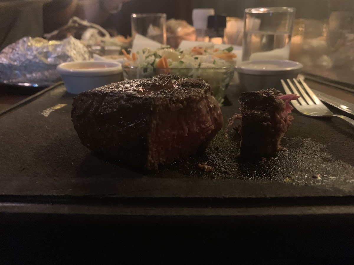 A steak dish