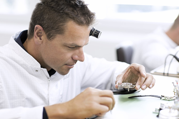 Ryk Neethling tries his hand at watchmaking