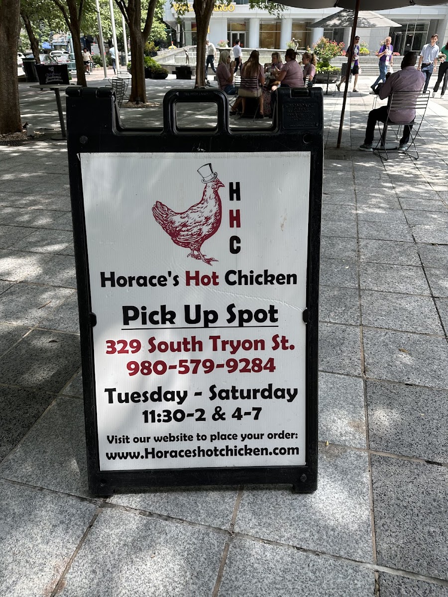 Horace's Hot Fried Chicken gluten-free menu