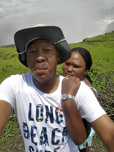 Baba Mthethwa with estranged wife Koosimile from whom he is demanding half of her estate after she filed for divorce