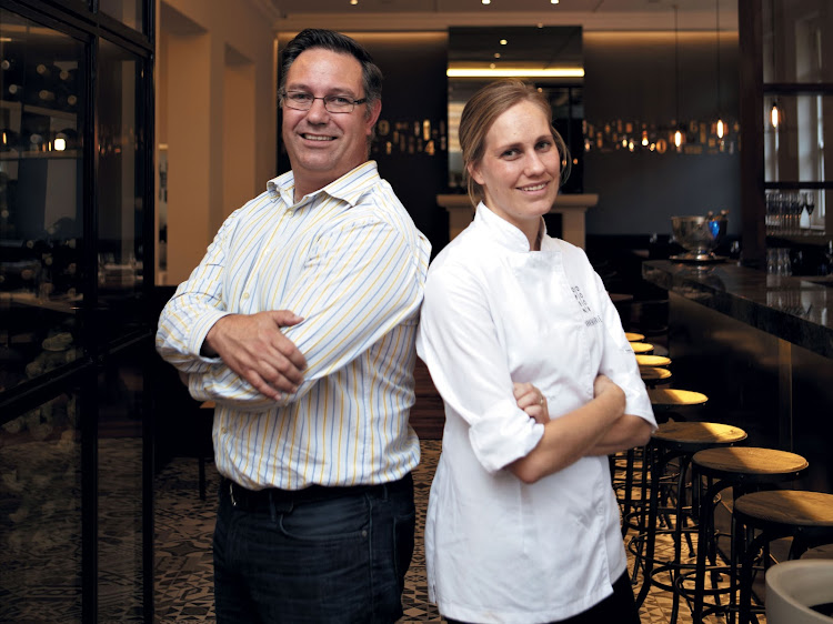 Neil Grant and executive chef Annemarie Steenkamp