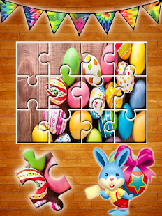 Easter Egg Jigsaw Puzzles 🐇 : Family Puzzles free Screenshot