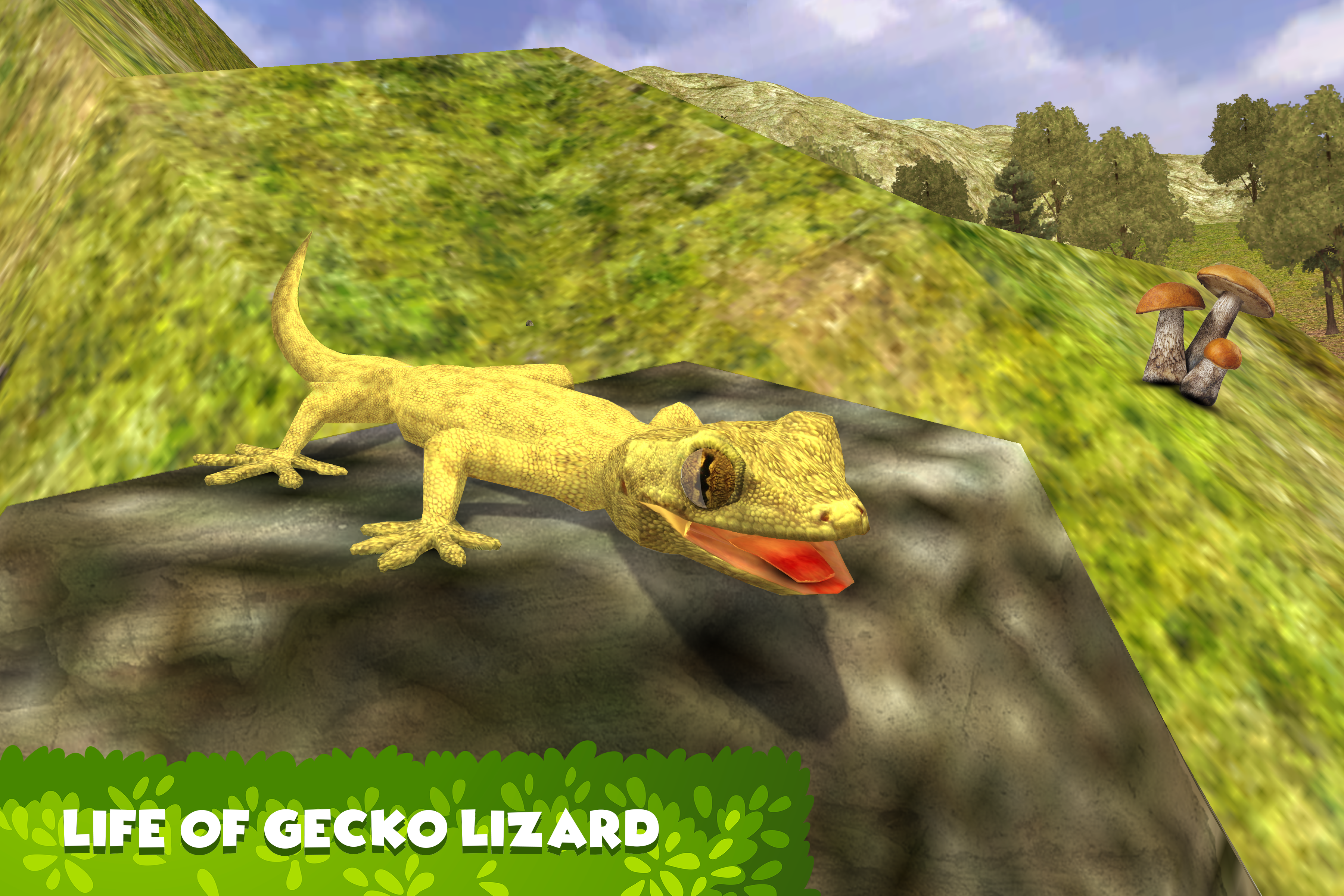 Android application Lizard Simulator screenshort