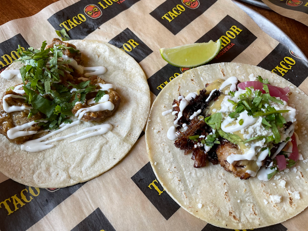 Gluten-Free Tacos at Taco Luchador