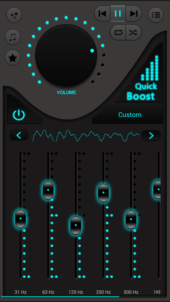 Android application Bass Booster Pro screenshort