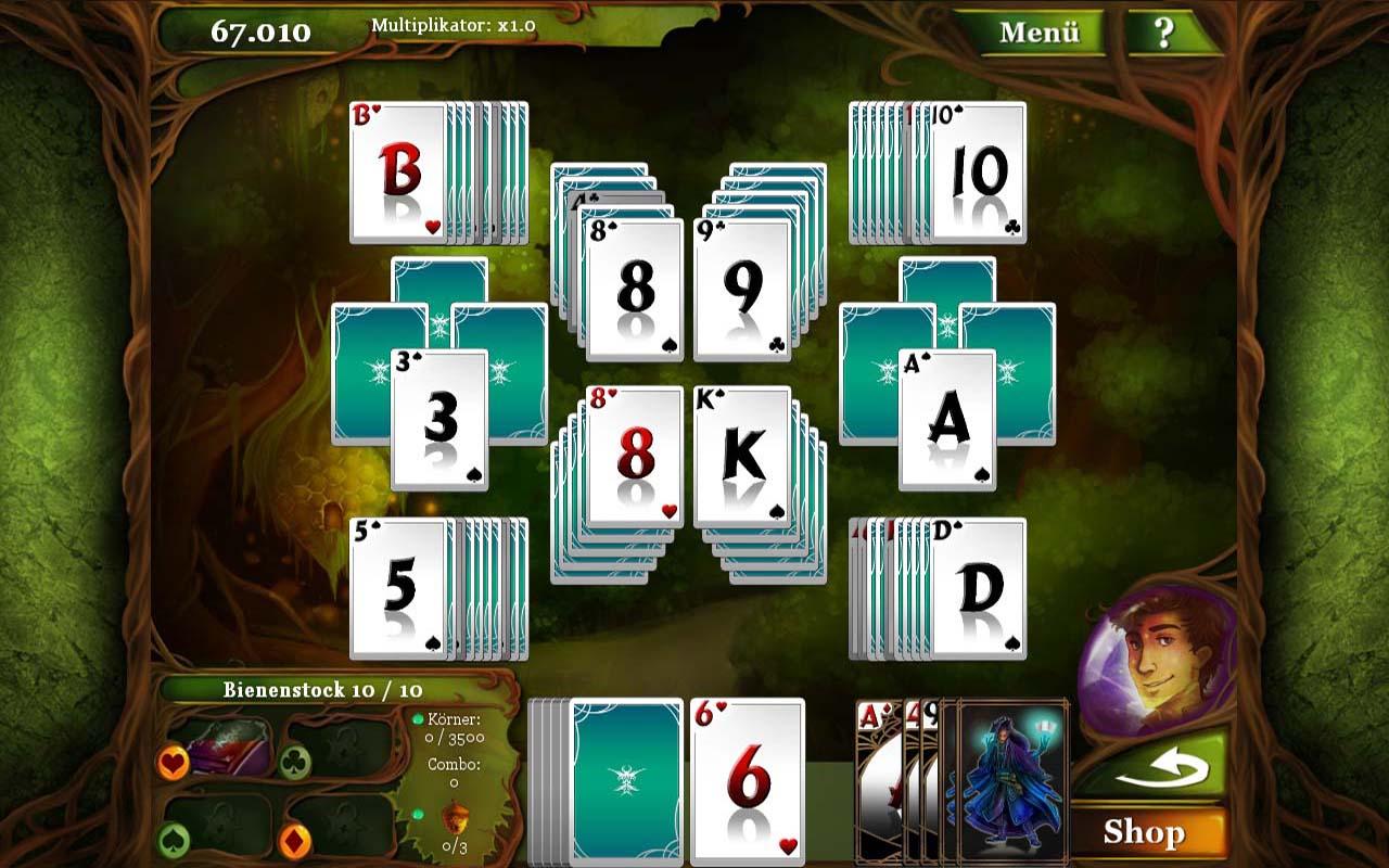 Android application Magic Cards Solitaire (german) screenshort