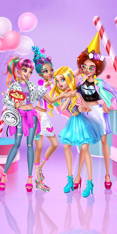 Android application Candy Girl: Sweet Makeover Spa screenshort