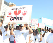 The South African Medical Association (SAMA) KZN branch doctors and healthcare professionals demonstrated their concerns with the collapsing healthcare services in the province.