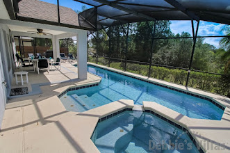 Grand Reserve villa in Davenport with scenic views from south-facing private pool and spa