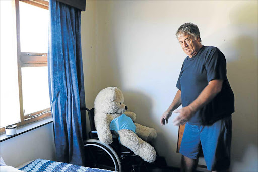 SO SHOCKED: Alan Randall of 12th Avenue fended off an intruder in his house on Tuesday evening Picture: MICHAEL PINYANA