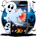 ダウンロード Cute Halloween Ghost Theme をインストールする 最新 APK ダウンローダ