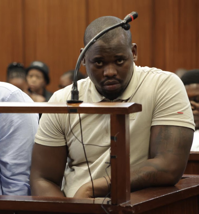 Lindokuhle Lindo Ndimande, 29, at the Durban magistrate's court on Tuesday.
