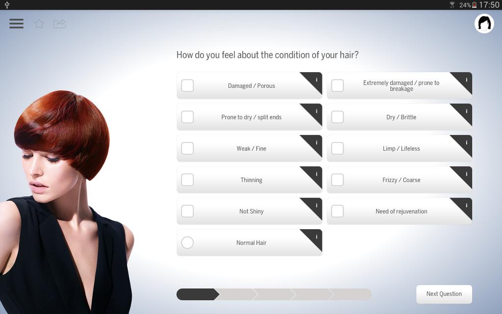 Android application Hair Expert screenshort