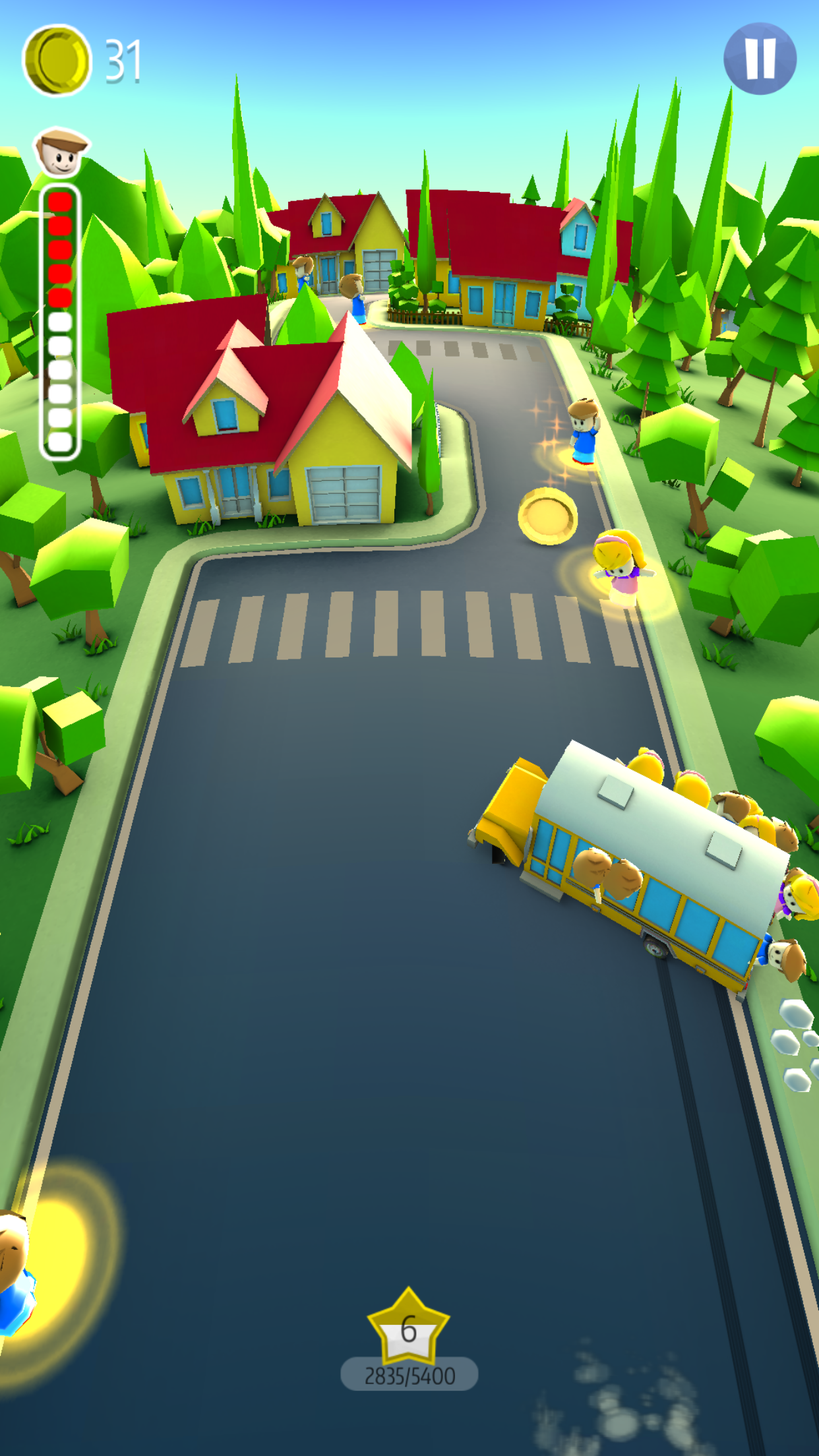 Android application Drifting School Bus screenshort