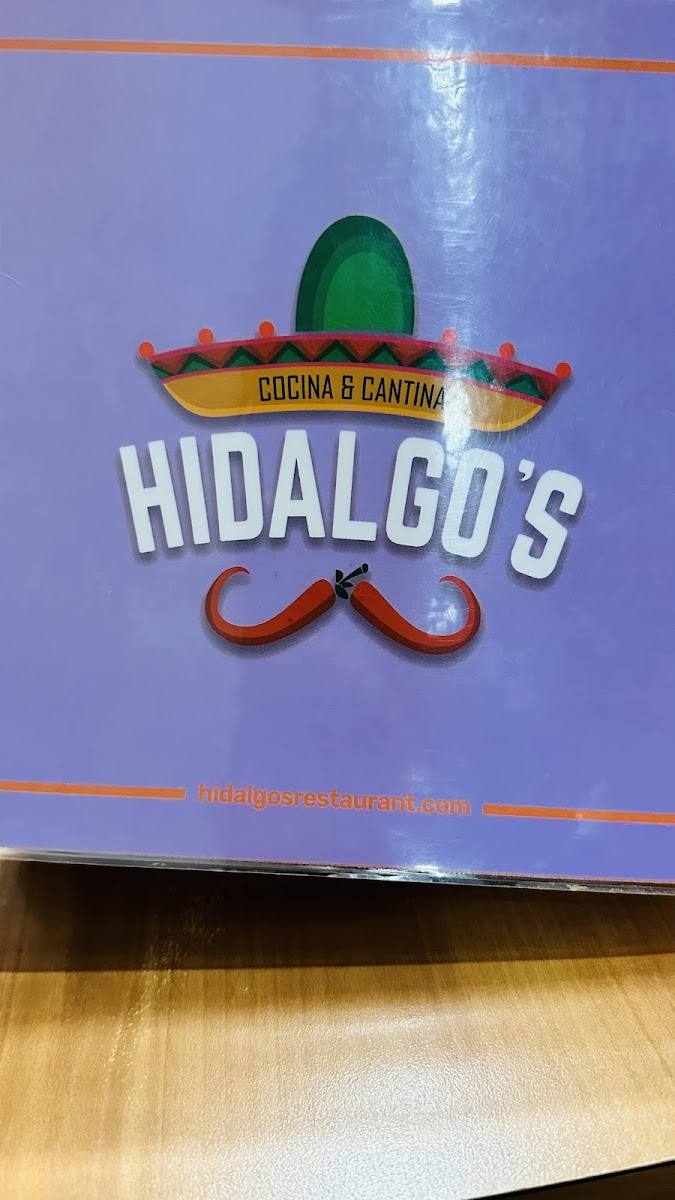 Hidalgo's Mexican Restaurant & Cantina gluten-free menu
