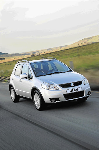 The Suzuki SX4 is available in two- and four-wheel drive versions