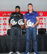 Lebogang Manyama was awarded the Player of the Month Awards for October/November & December by the PSL today!