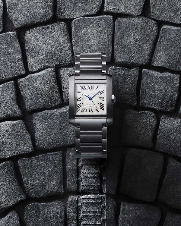 Cartier Tank Française watch.