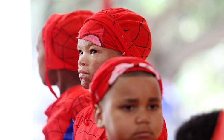 Burns survivor Ivan Bedja, 10, at Red Cross Children's Hospital in Cape Town on August 23 2019.