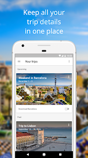 Google Trips - Travel Planner Screenshot