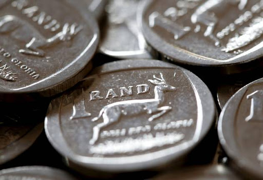 South African Rand coins are seen in this photo illustration taken September 9, 2015. REUTERS/Mike Hutchings/File Photo GLOBAL BUSINESS WEEK AHEAD PACKAGE Ð SEARCH ÒBUSINESS WEEK AHEAD SEPTEMBER 19Ó FOR ALL IMAGES