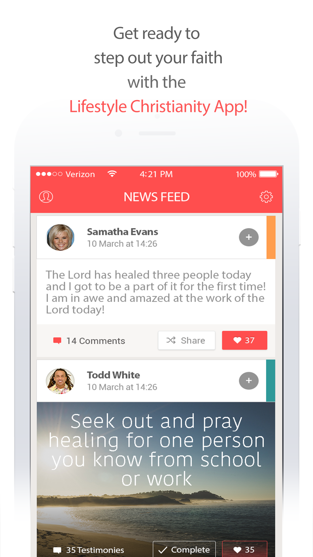 Android application Lifestyle Christianity screenshort