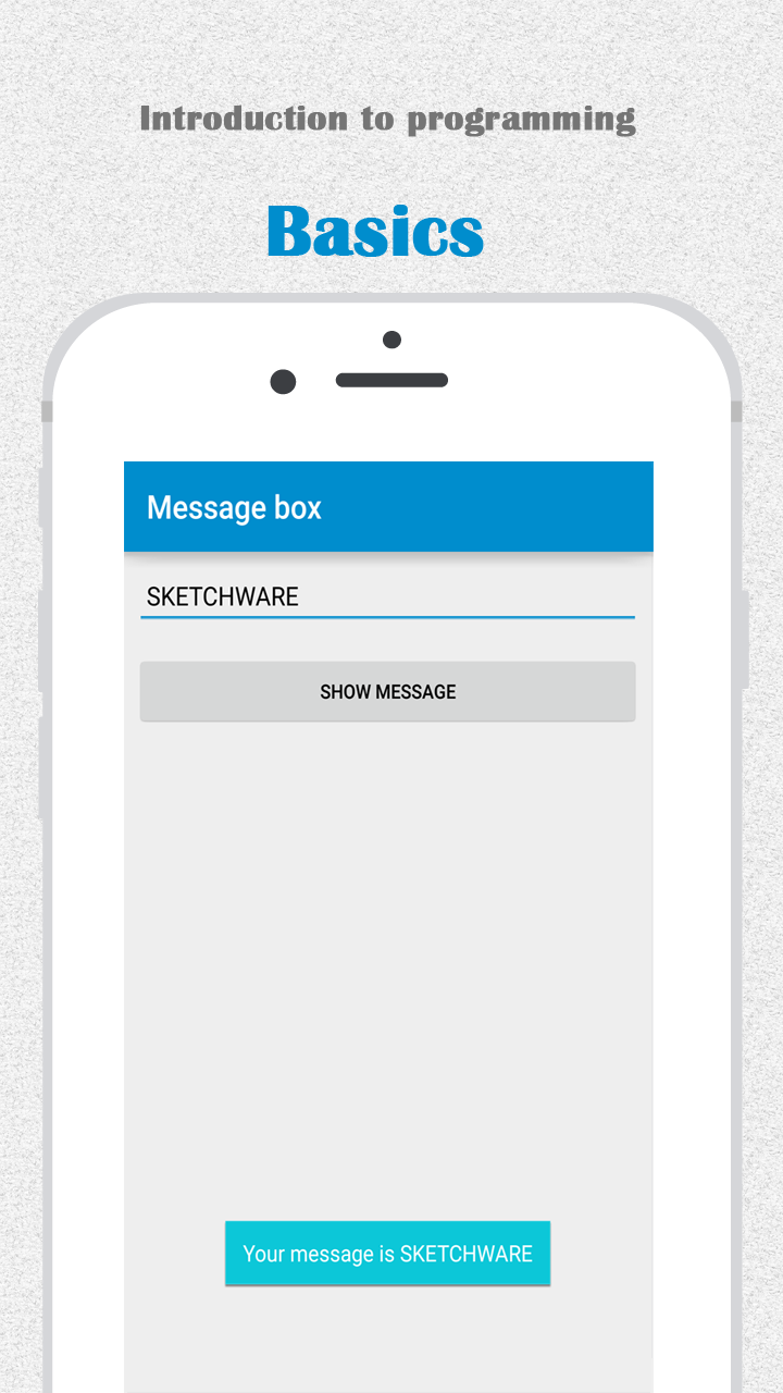 Android application MessageBox - SKETCHWARE™ screenshort