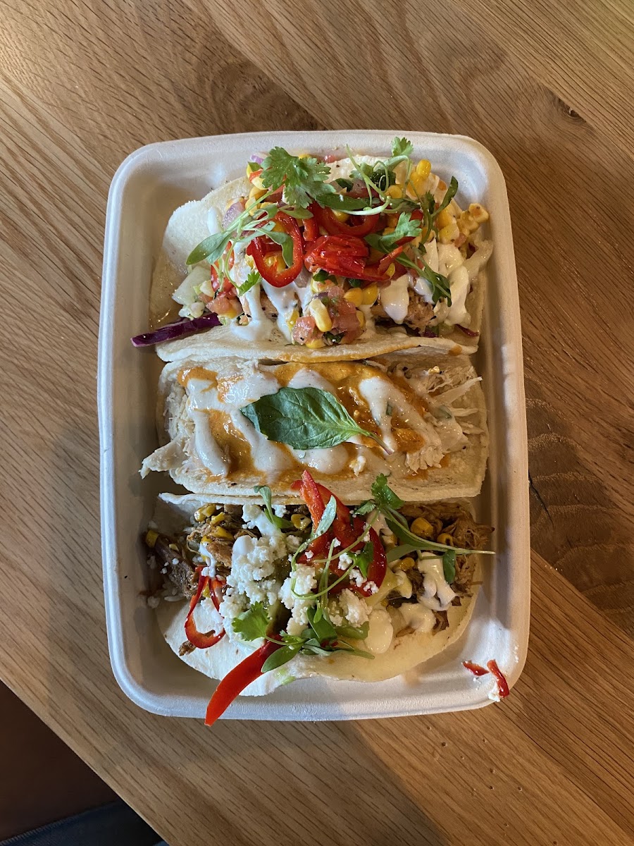 Gluten-Free Tacos at Velvet Taco